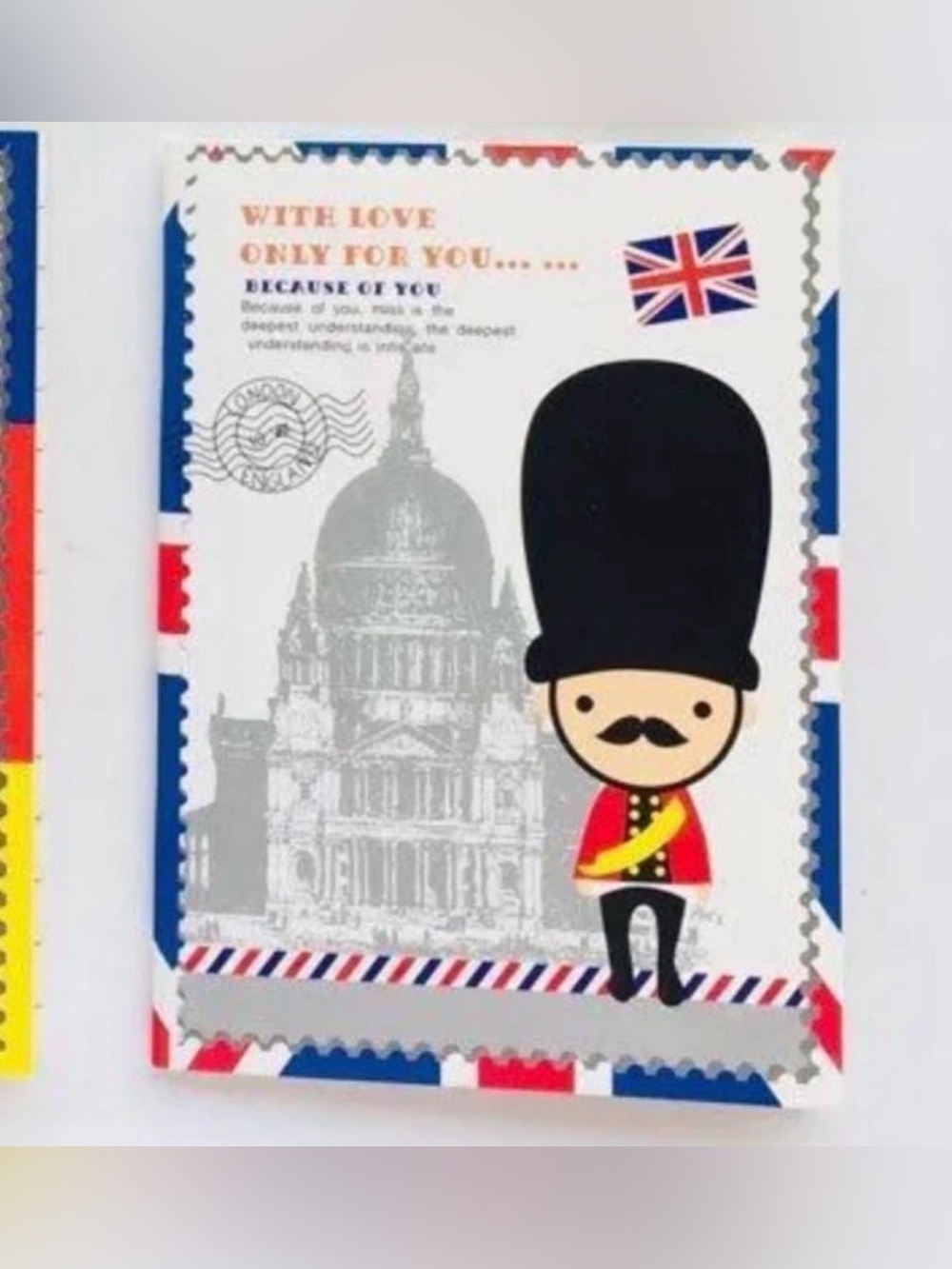 $1 mini London Guard notebook $1 WITH ANY $10 ORDER OR MORE
